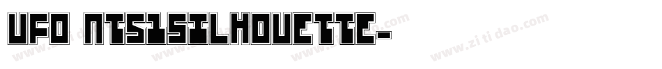 UFO nt51Silhouette字体转换